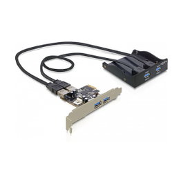 DeLOCK Front Panel 3.5" / 5.25" 2 x USB 5 Gbps + PCI Express Card 2 x USB 5 Gbps