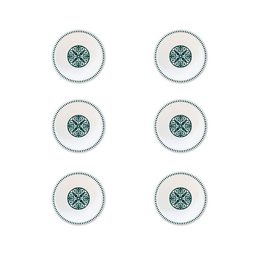 Summa Plato Hondo Giralda Verde 20 cm (Set de 6)