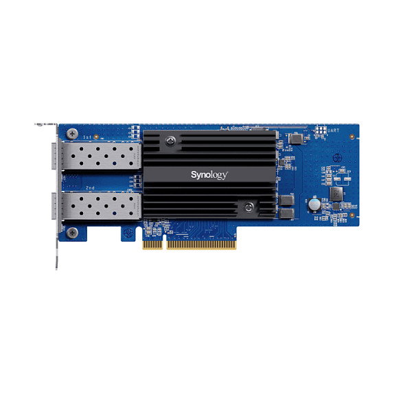 Synology E10G30-F2 Adaptador de red 2x10GbE SFP+ PCIe Synology E10G30-F2 Adaptador de red 2x10GbE SFP+ PCIe