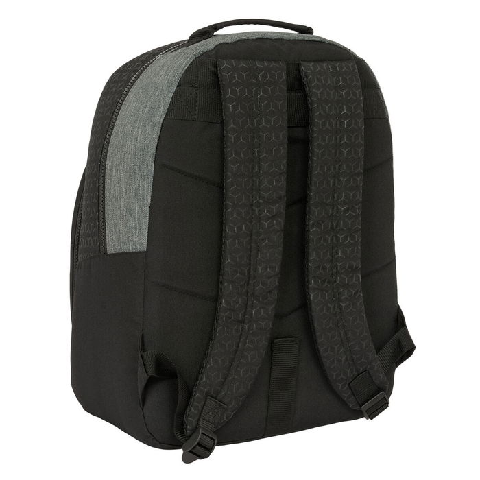 Mochila Escolar BlackFit8 Old school Negro Gris 32 x 42 x 15 cm Mochila Escolar BlackFit8 Old school Negro Gris 32 x 42 x 15 cm