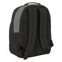 Mochila Escolar BlackFit8 Old school Negro Gris 32 x 42 x 15 cm
