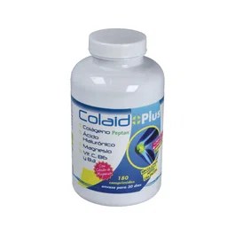 JUST AID Colaid Plus Colágeno Ácido Hialurónico 180 Comprimidos