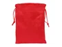 Safta Saquito Plano Osito Rojo Felices Fiestas 26x34x1cm