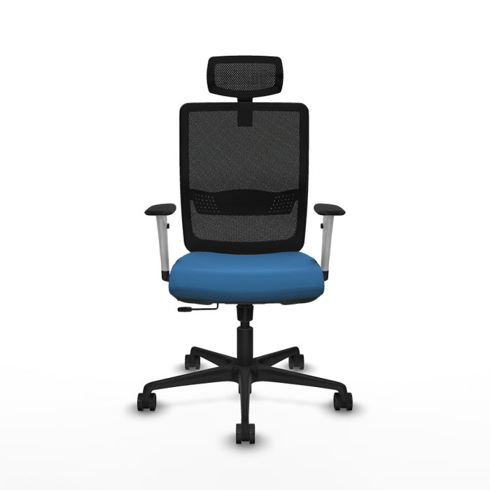 PIQUERAS Y CRESPO Silla de oficina Haches con mecanismo Sincro/Traslack Azul claro PIQUERAS Y CRESPO Silla de oficina Haches con mecanismo Sincro/Traslack Azul claro