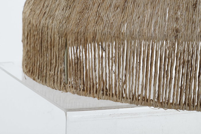 DKD Home Decor Pantalla de Lámpara Yute y Metal Natural 40x40x21 cm DKD Home Decor Pantalla de Lámpara Yute y Metal Natural 40x40x21 cm
