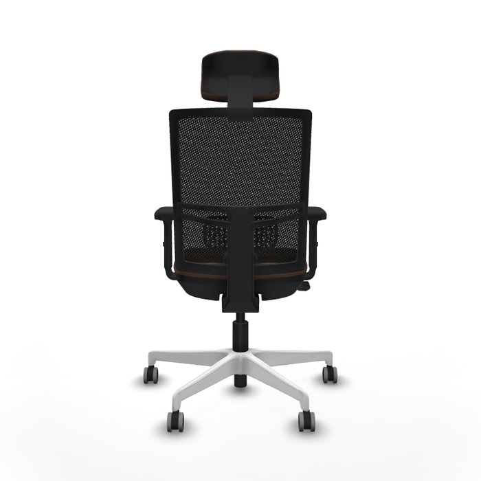 PIQUERAS Y CRESPO Silla de oficina Yunquera con mecanismo Sincro/Traslack Marrón oscuro y Negro PIQUERAS Y CRESPO Silla de oficina Yunquera con mecanismo Sincro/Traslack Marrón oscuro y Negro