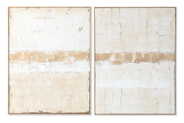 DKD Home Decor Cuadro Lienzo Abstracto Surtido de 2 Unidades