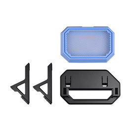 Thermaltake AC-076-ONFNAN-A1 Kit Conversión Torre a Rack para The Tower 600, Negro/Azul