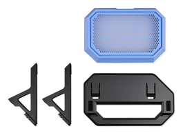 Thermaltake Kit de Conversión de Torre a Rack AC-076-ONFNAN-A1 para The Tower 600, Chassis Stand, Negro y Azul, Midi Tower
