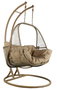 DKD Home Decor Sillón Colgante de 2 Plazas en Ratán Sintético Marrón Claro