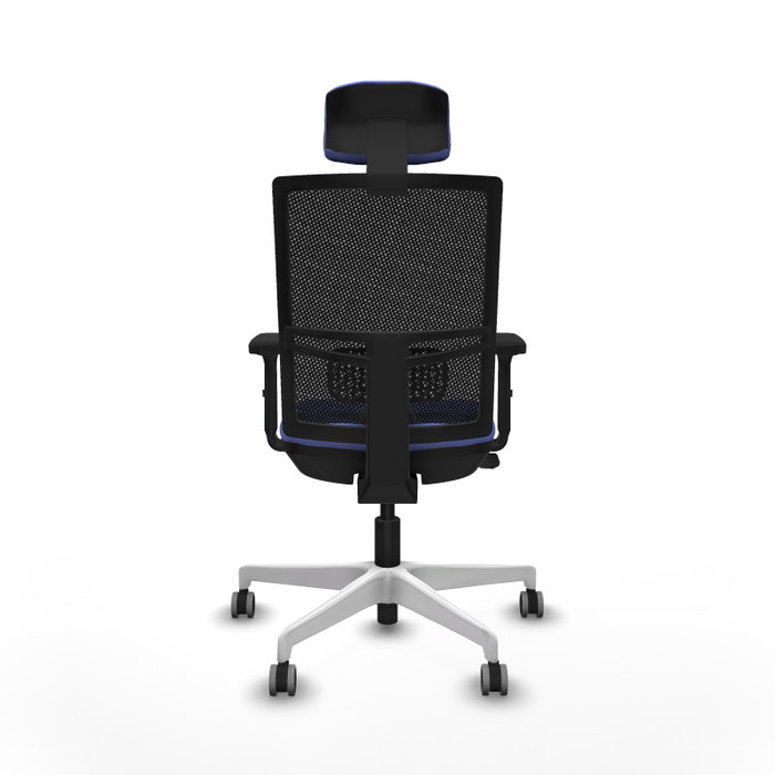 PIQUERAS Y CRESPO Silla de oficina Yunquera con mecanismo Sincro/Traslack, Azul claro y Negro PIQUERAS Y CRESPO Silla de oficina Yunquera con mecanismo Sincro/Traslack, Azul claro y Negro