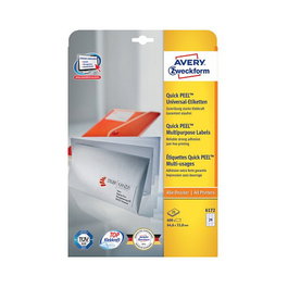 AVERY Zweckform Etiquetas 6172 Blanco 64,6 x 33,8 mm