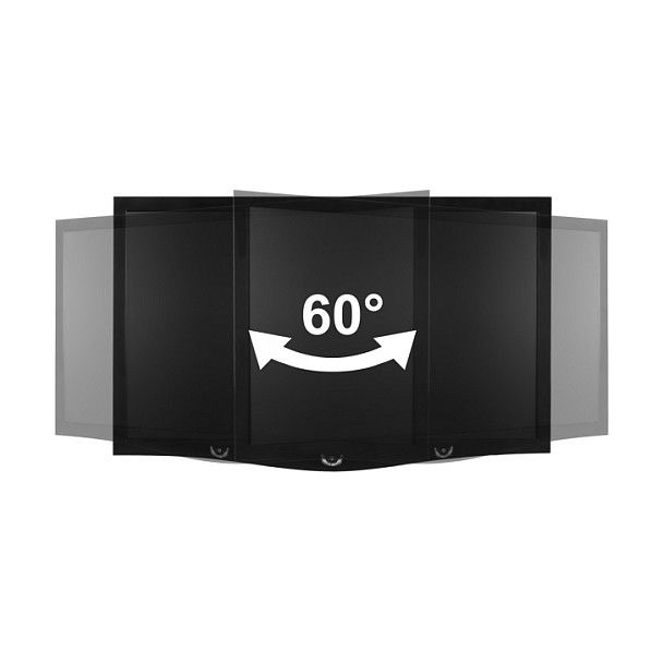 ARCTIC W1A Soporte de Pared para Monitor hasta 43" (109cm), Carga Máxima 20kg, Negro