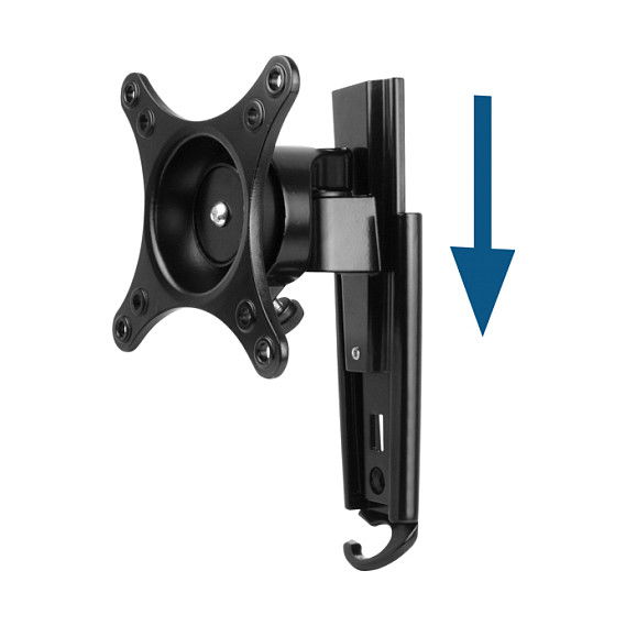 ARCTIC W1A Soporte de Pared para Monitor hasta 43" (109cm), Carga Máxima 20kg, Negro