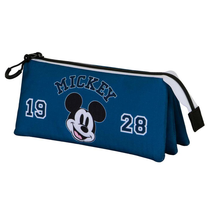 Karactermania Estuche Portatodo Triple Mickey Mouse Class Azul