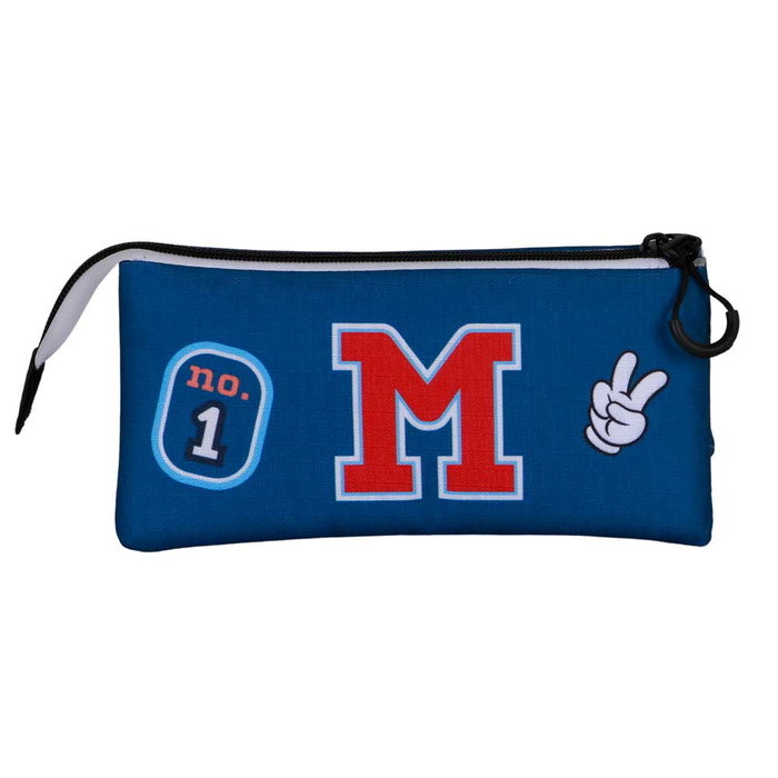 Karactermania Estuche Portatodo Triple Mickey Mouse Class Azul