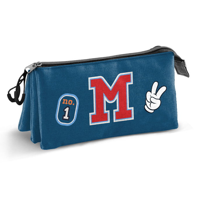 Karactermania Estuche Portatodo Triple Mickey Mouse Class Azul
