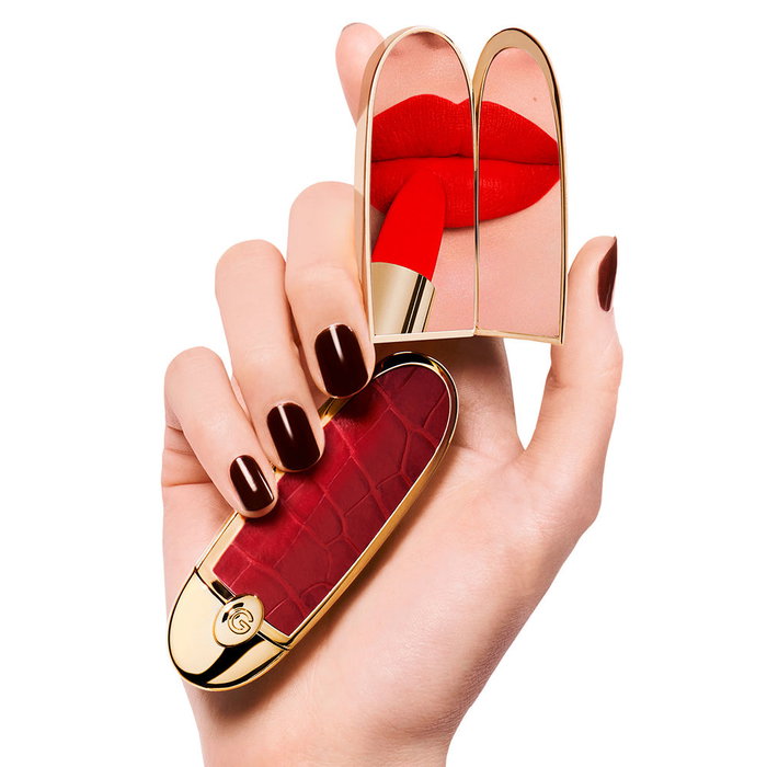 Guerlain Rouge G Carcasa Recargable Personalizable #LE CROCO - Accesorio de Maquillaje