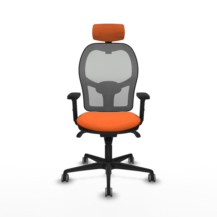 PIQUERAS Y CRESPO Silla de oficina Jorquera Naranja y Gris PIQUERAS Y CRESPO Silla de oficina Jorquera Naranja y Gris