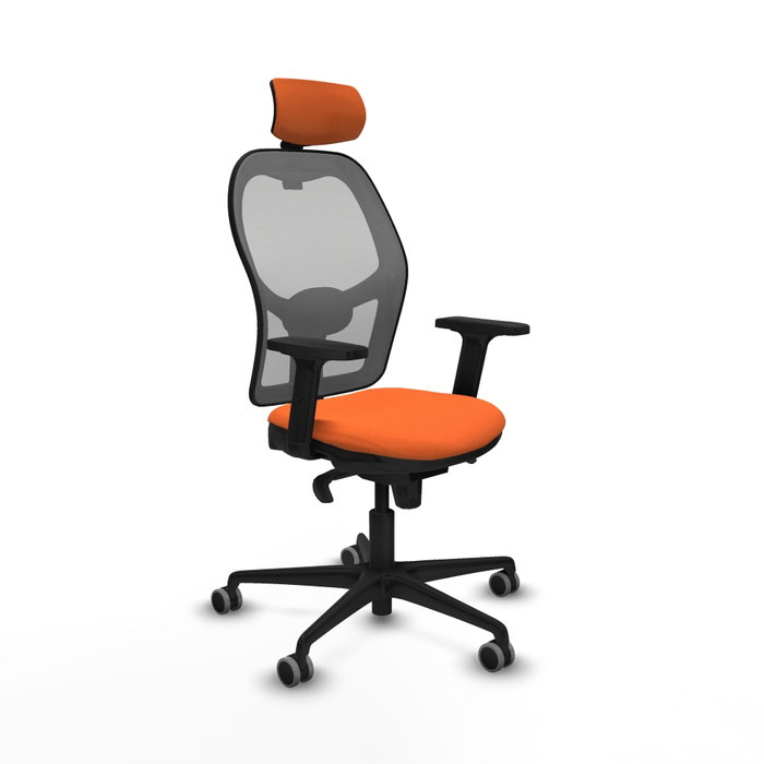 PIQUERAS Y CRESPO Silla de oficina Jorquera Naranja y Gris PIQUERAS Y CRESPO Silla de oficina Jorquera Naranja y Gris