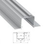 Perfil de aluminio SUBLI 2,02M