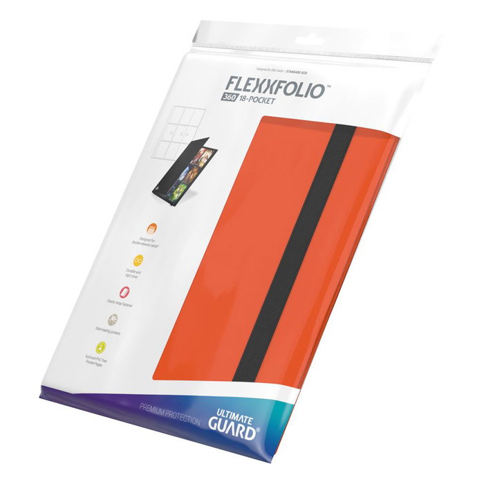 Ultimate Guard Flexxfolio 360 18-Pocket - Orange Ultimate Guard Flexxfolio 360 18-Pocket - Orange