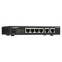 QNAP QSW-2104-2T-R2 Switch de Escritorio Negro con 2 puertos 10GbE y 4 puertos 2.5GbE