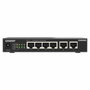 QNAP QSW-2104-2T-R2 Switch de Escritorio Negro con 2 puertos 10GbE y 4 puertos 2.5GbE