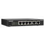 QNAP QSW-2104-2T-R2 Switch de Escritorio Negro con 2 puertos 10GbE y 4 puertos 2.5GbE