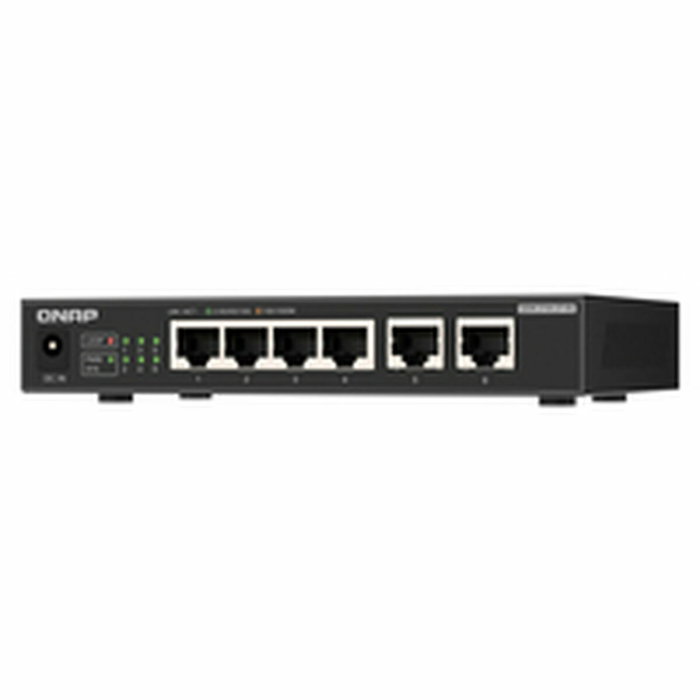 QNAP QSW-2104-2T-R2 Switch de Escritorio Negro con 2 puertos 10GbE y 4 puertos 2.5GbE