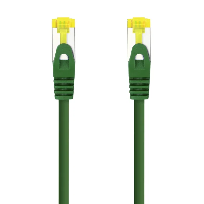 Nanocable 10.20.1900-L25-GR - Cable de red Cat6a SF/UTP (S-FTP), LSZH, AWG26, cobre 100%, 25 cm, color verde