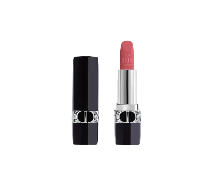 Christian Dior Dior Rouge 757 Pata rosa Satén mate Christian Dior Dior Rouge 757 Pata rosa Satén mate