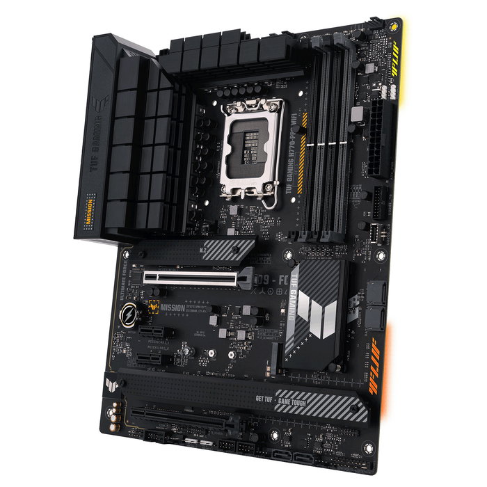ASUS TUF GAMING H770-PRO WiFi Placa Base Socket LGA 1700 DDR5 ATX con WiFi y Ethernet 2.5 Gigabit