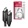 Axagon BUCM32-CM20AB Cable USB-C 3.2 Gen 2 a USB-C 3.2 Gen 2, 2m, negro