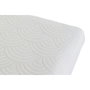 DKD Home Decor Colcha Blanca de Poliéster con Arcos Bordados para Cama de 180 cm