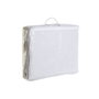 DKD Home Decor Colcha Blanca de Poliéster con Arcos Bordados para Cama de 180 cm