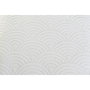 DKD Home Decor Colcha Blanca de Poliéster con Arcos Bordados para Cama de 180 cm