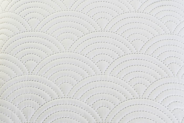 DKD Home Decor Colcha Oriental Blanco 270 x 270 cm