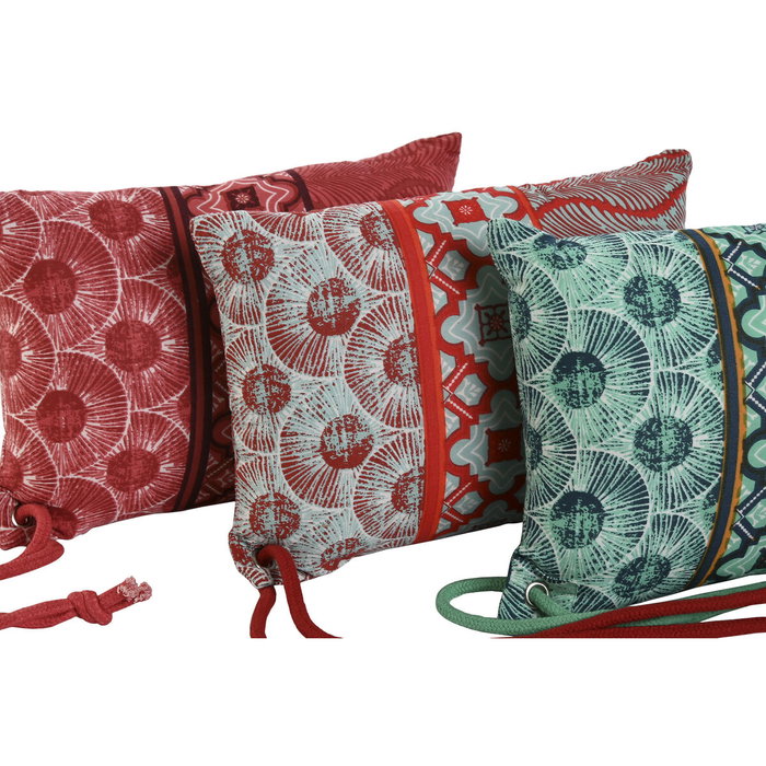 DKD Home Decor Surtido de 3 Cojines Playa 20x10x30 cm