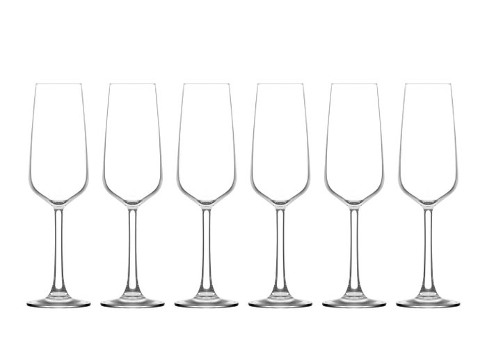 LAV Set de 6 Copas de Champán Coast 22cl