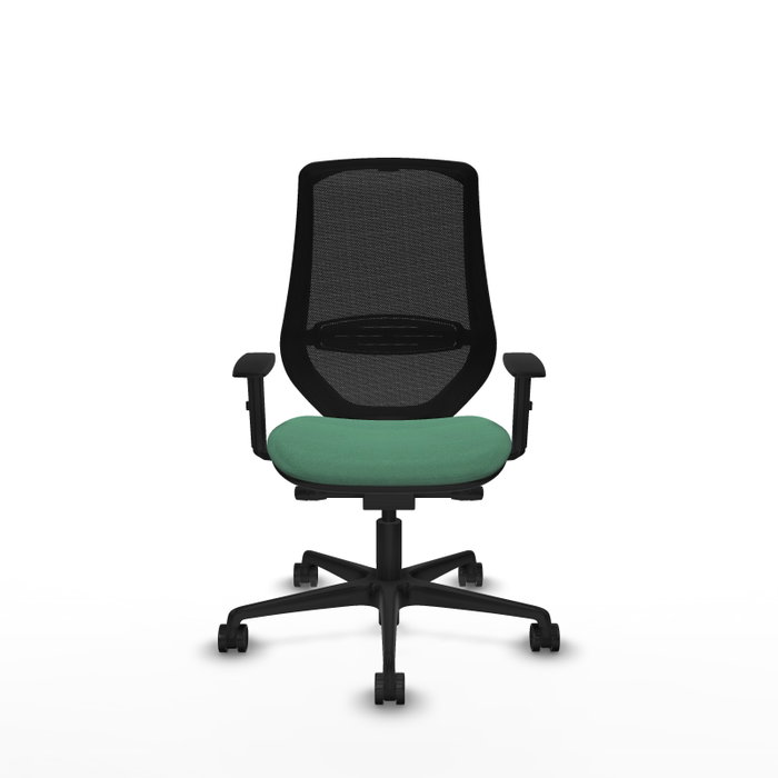 PIQUERAS Y CRESPO Silla de oficina Mardos Verde esmeralda y Negro