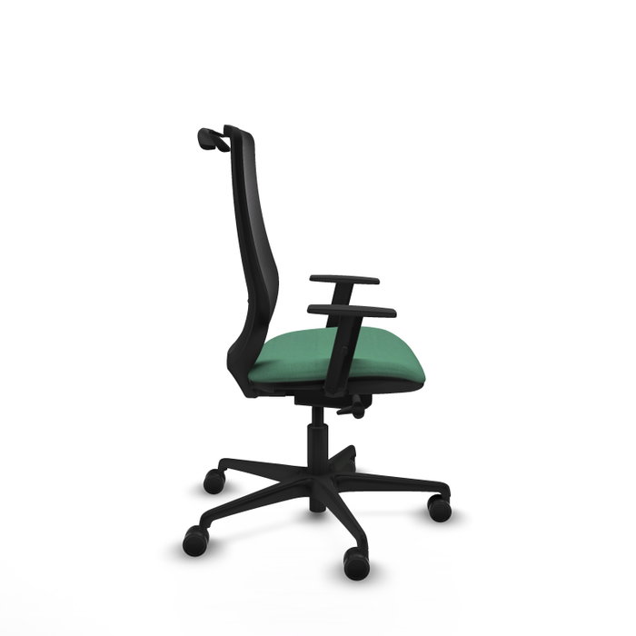 PIQUERAS Y CRESPO Silla de oficina Mardos Verde esmeralda y Negro