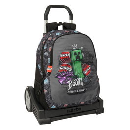 Safta Mochila Modelo 665 con Carro Evolution Minecraft Graffiti