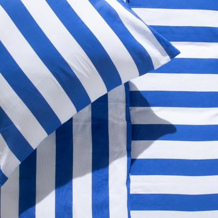 Today Set de cama Summer Stripes 240x220 cm Algodón impreso apresurado
