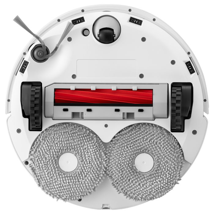 Roborock QR 598 Aspirador Robot Blanco con Autolimpieza y Potencia de Succión 8000 Pa, Depósito 2,7 L, Mopa Elevable