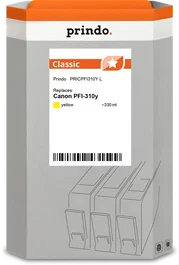 Prindo Classic L Cartucho de tinta amarillo 330ml compatible con Canon PFI-310y (2362C001) man