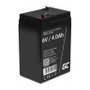 Green Cell AGM15 Batería Sealed Lead Acid 6V 4Ah Negro
