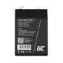 Green Cell AGM15 Batería Sealed Lead Acid 6V 4Ah Negro