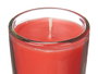 Acorde Set 6 Velas Vaso Vidrio Frutos Rojos 16x11x6.5 cm (Set de 12)