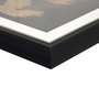 DKD Home Decor Cuadro de Alas Enmarcado Negro y Dorado